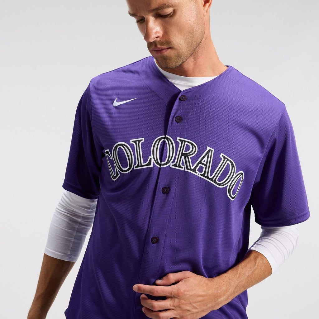 Men's Colorado Rockies Purple Alternate Replica Team Jersey