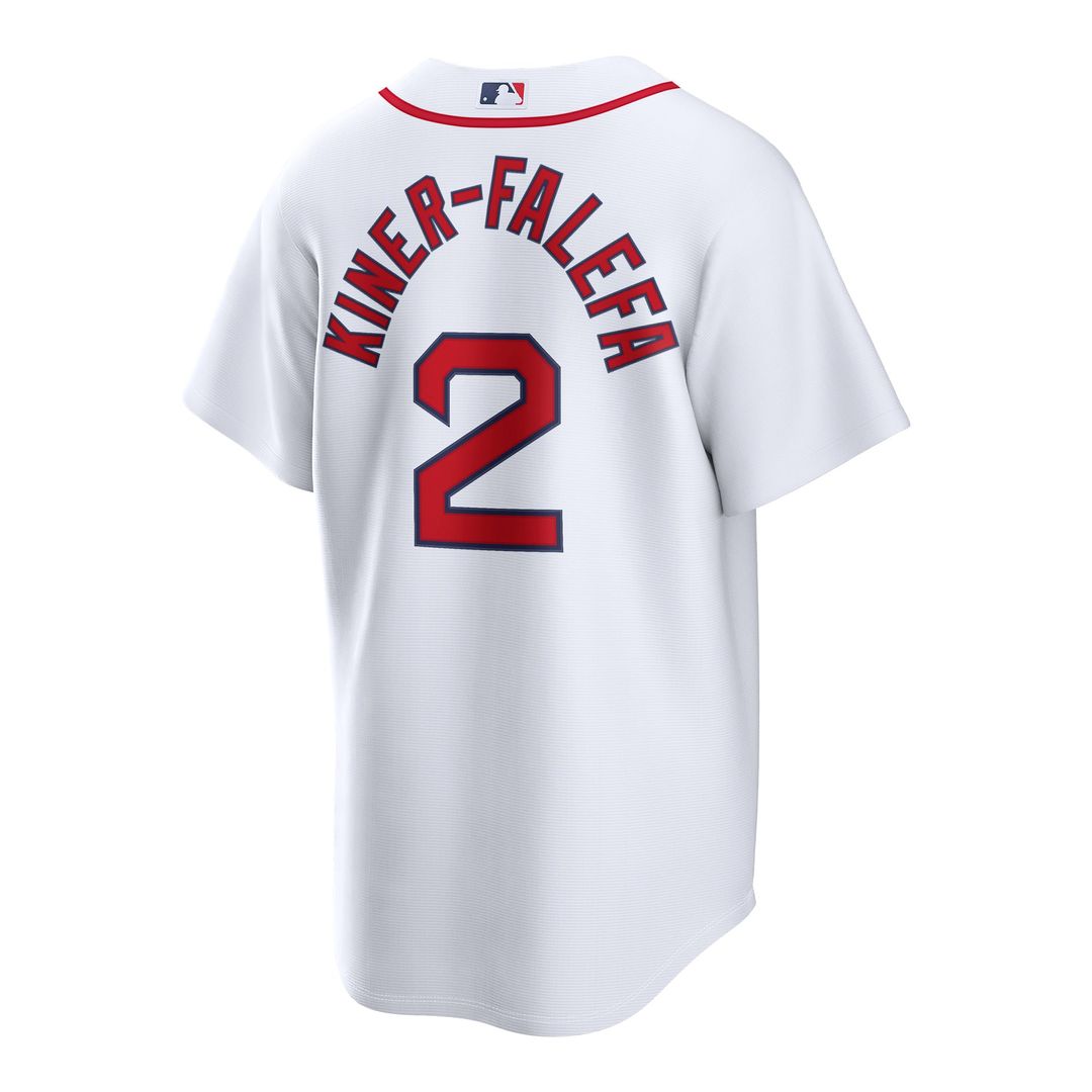 Men's Boston Red Sox Isiah Kiner-Falefa White Home Replica Jersey