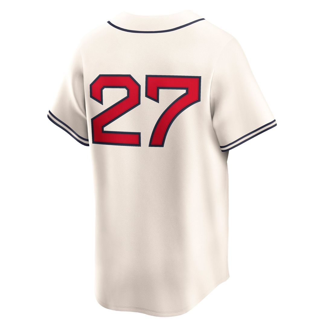 Men's Chicago Cubs Seiya Suzuki Cream Throwback Jersey