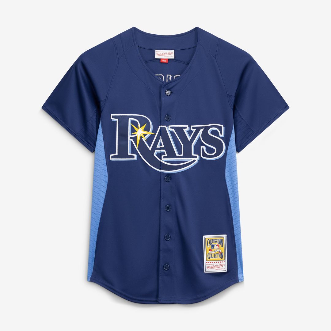 Men's Tampa Bay Rays David Price Blue Batting Practice Jersey