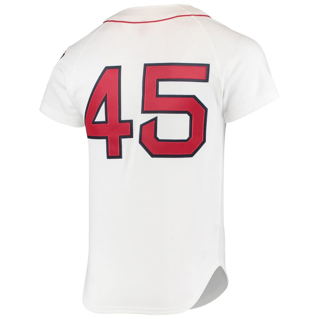 Men's Boston Red Sox Pedro Martinez White 1999 Home Jersey