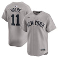 Men's New York Yankees Anthony Volpe Gray Away Player Jersey