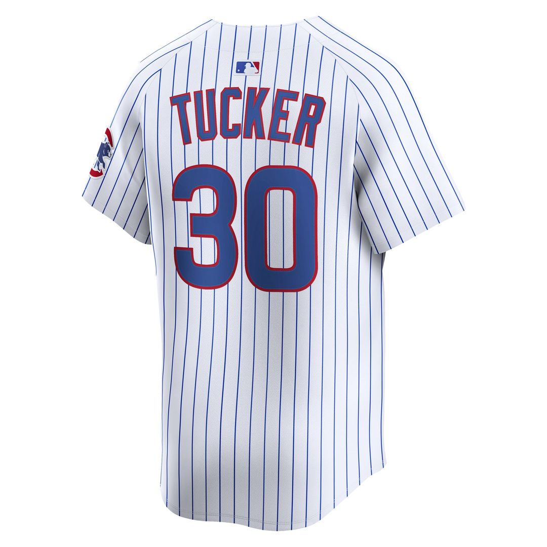 Men's Chicago Cubs Kyle Tucker White Home Player Jersey