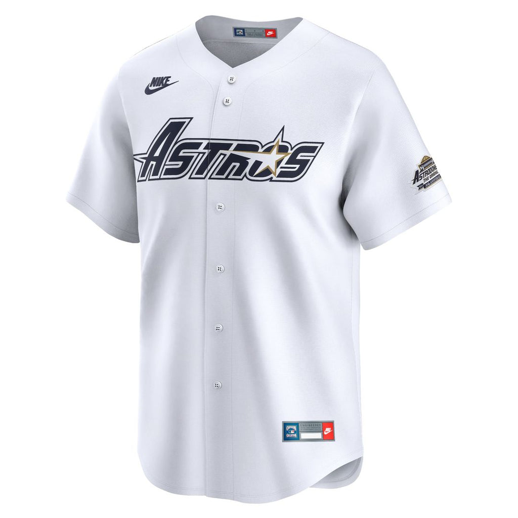 Men's Houston Astros Jeff Bagwell White Throwback Jersey