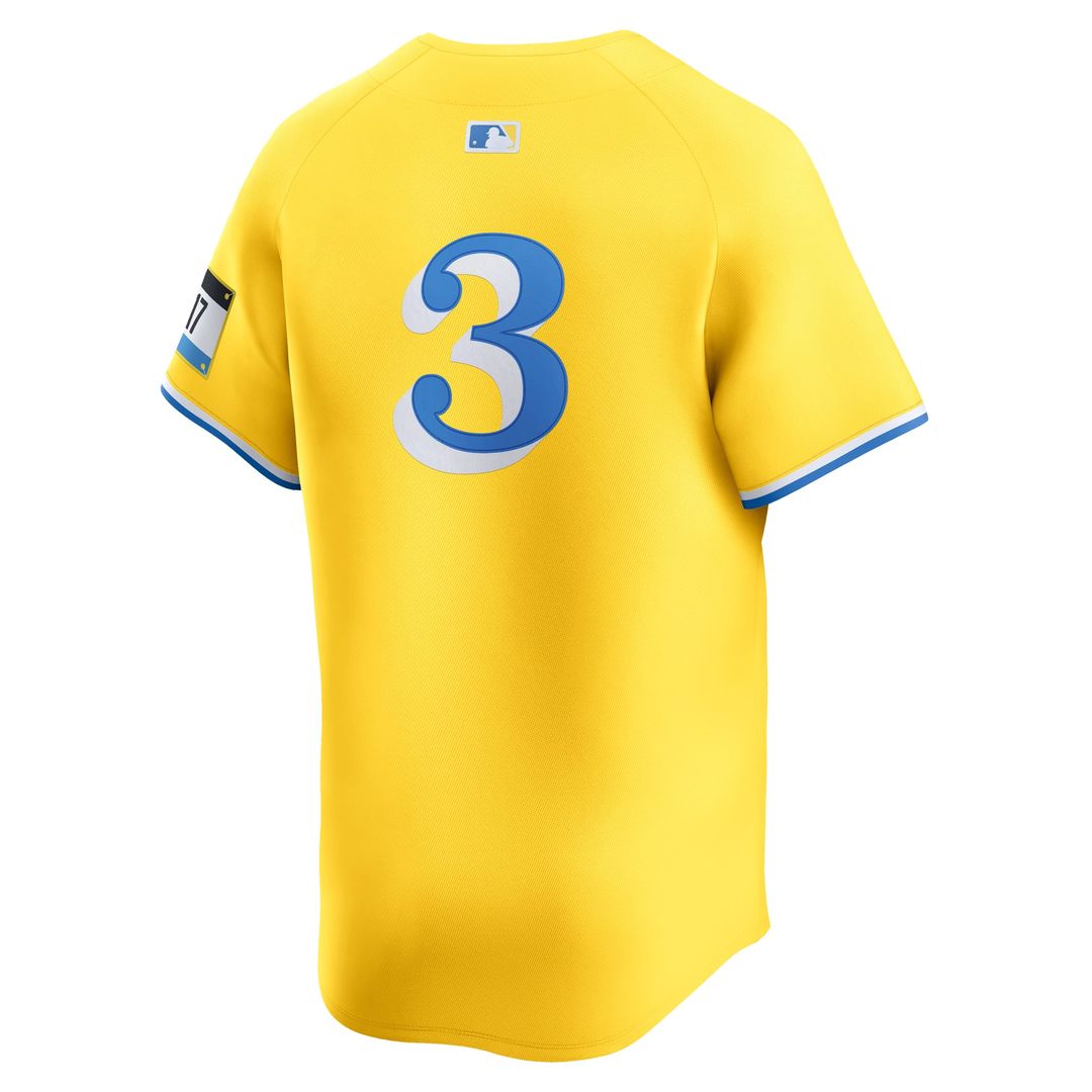 Men's Boston Red Sox Ceddanne Rafaela Gold Alternate Jersey