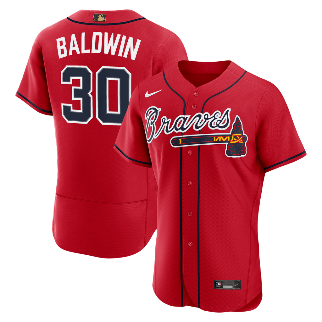Men's Atlanta Braves Drake Baldwin Navy Alternate Awards Jersey