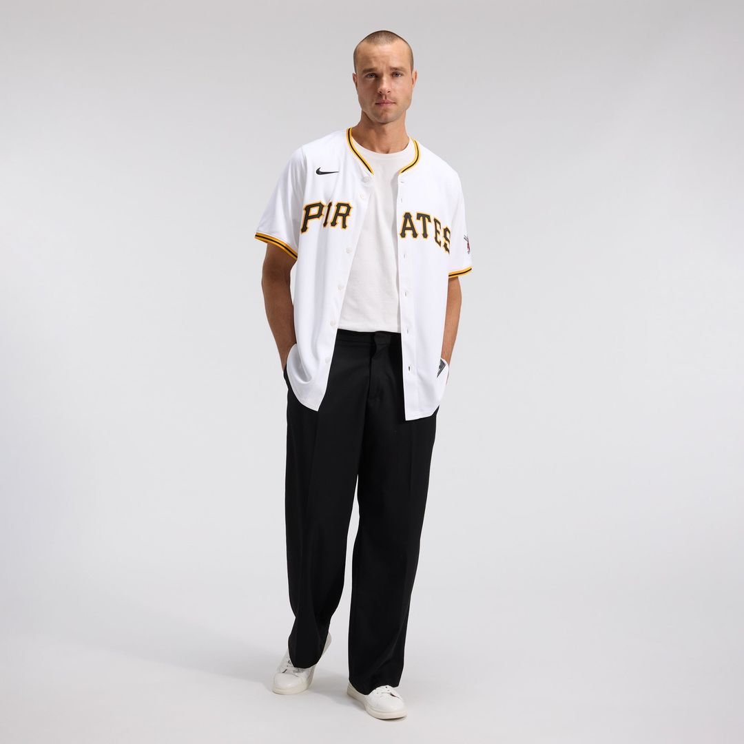 Men's Pittsburgh Pirates White Home Jersey