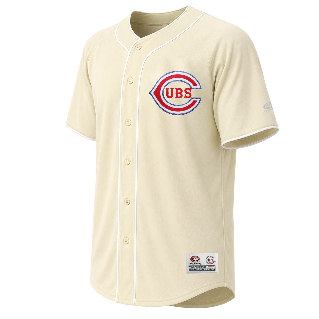 Men's Chicago Cubs Cream Fashion Jersey