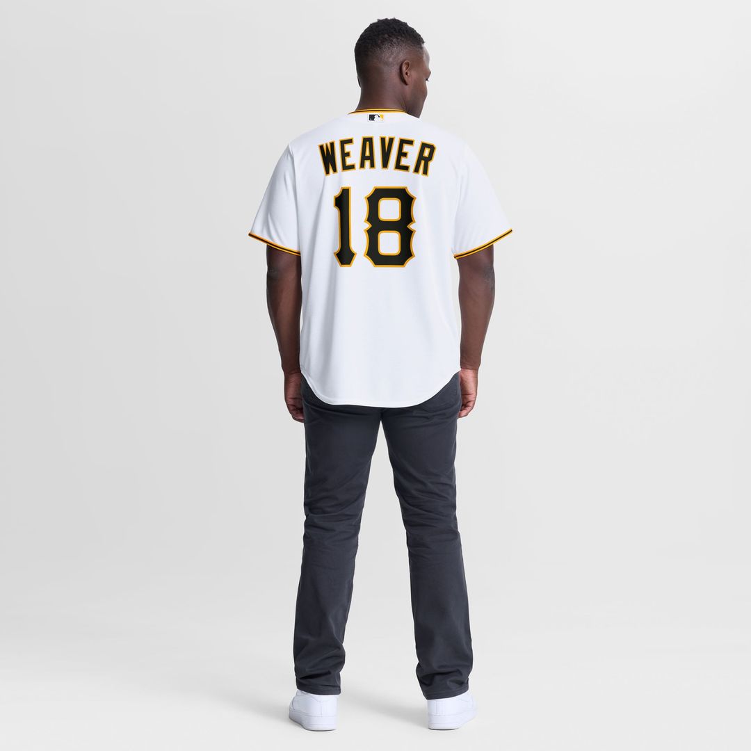 Men's Pittsburgh Pirates Luke Weaver White Home Replica Jersey