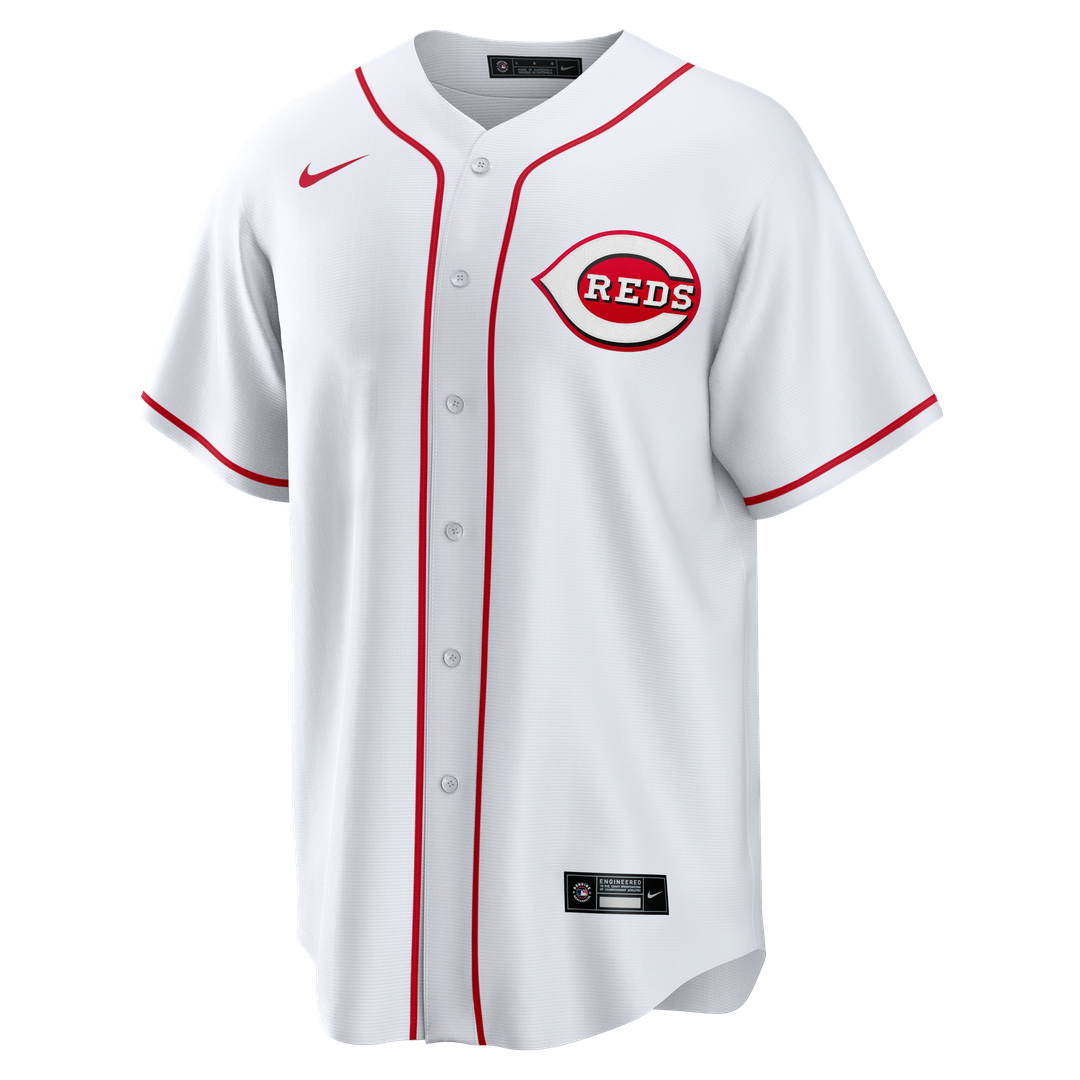Men's Cincinnati Reds Eugenio Suárez White Home Replica Jersey
