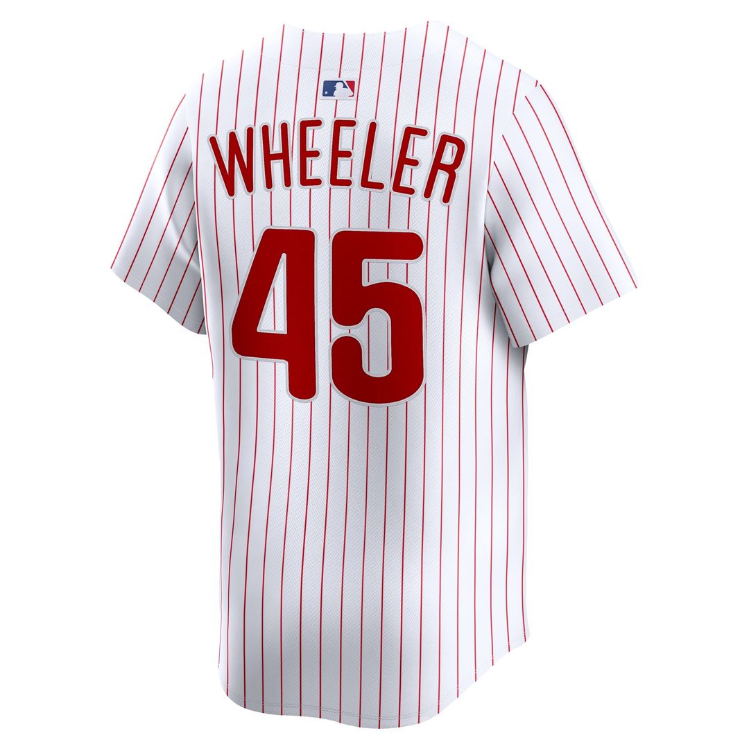 Men's Philadelphia Phillies Zack Wheeler White Home Player Jersey