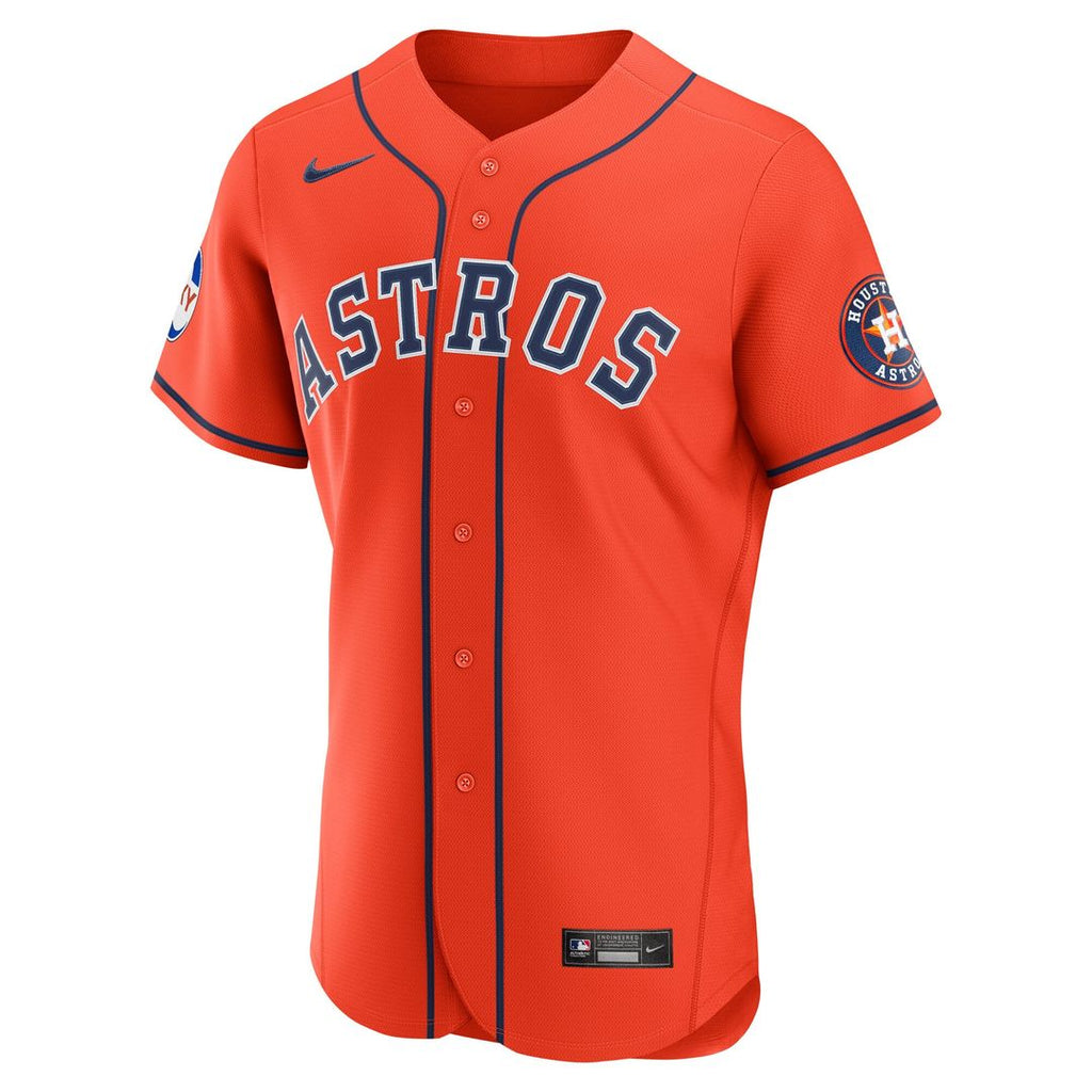 Men's Houston Astros Navy Alternate Sponsor Patch Jersey