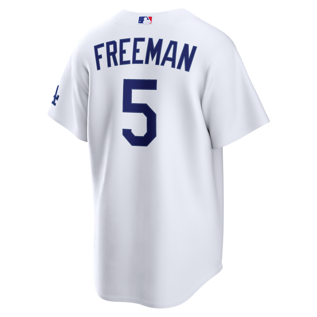 Men's Los Angeles Dodgers Freddie Freeman White Home Stadium Jersey