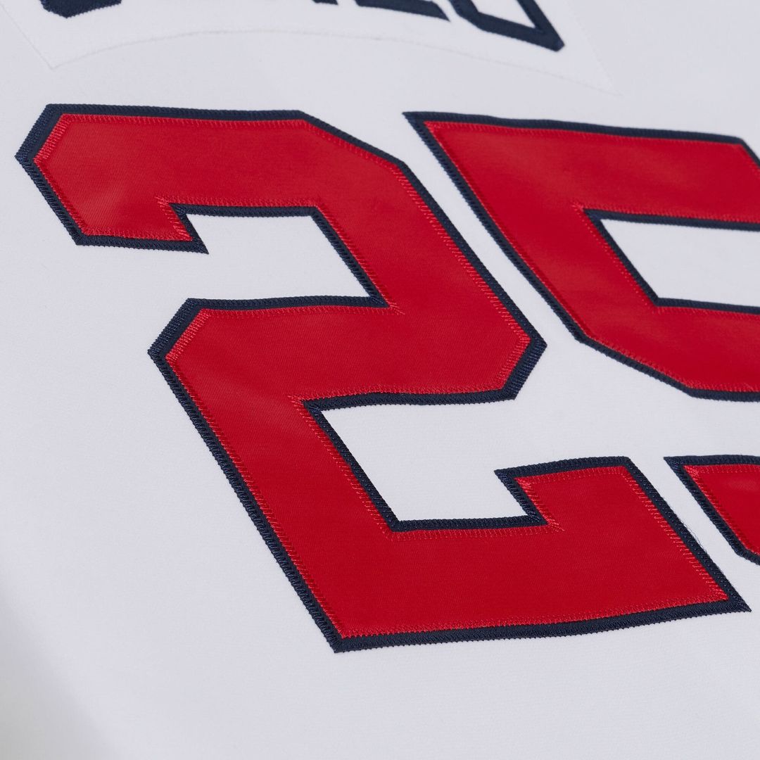 Men's Atlanta Braves Andruw Jones White 2005 Jersey