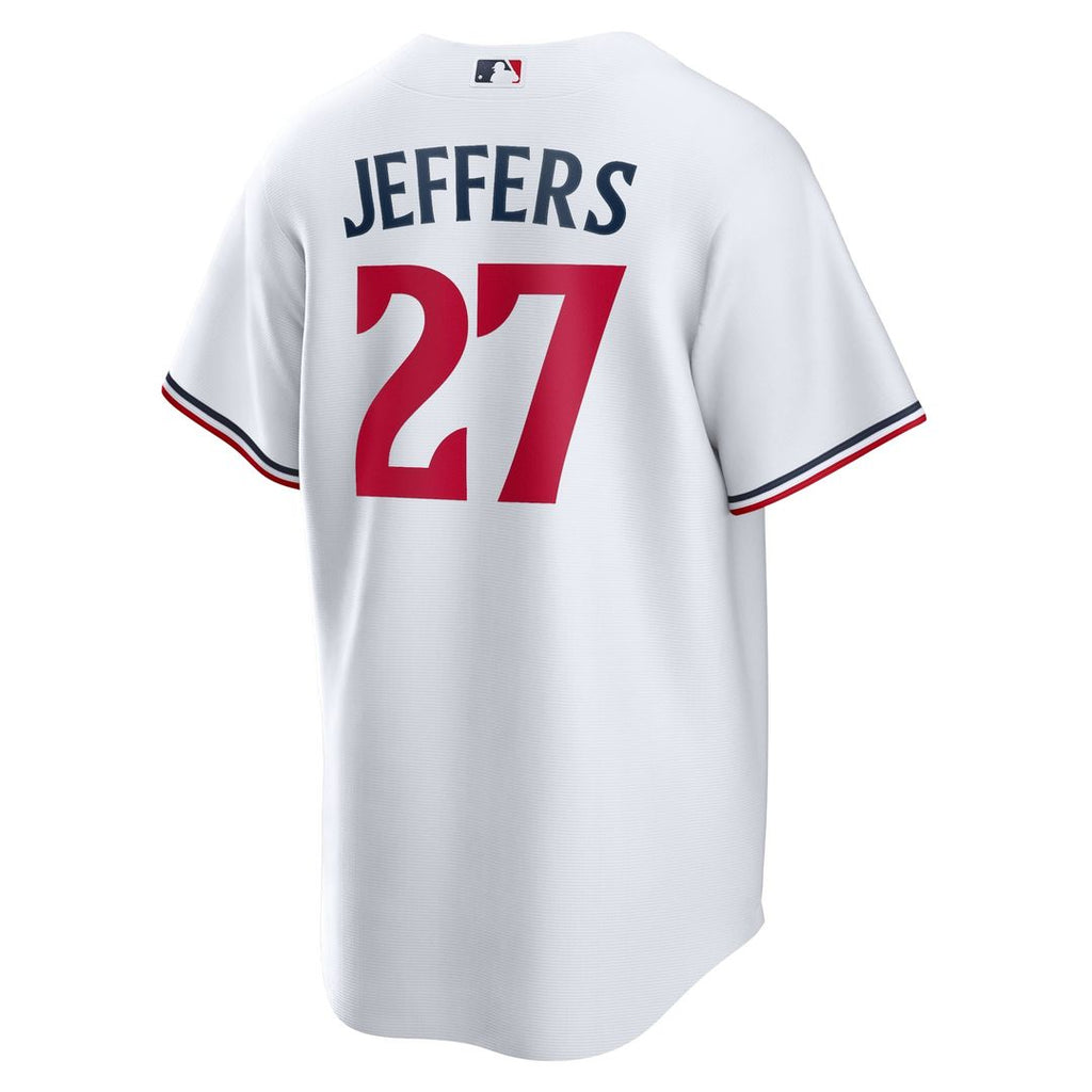 Men's Minnesota Twins Ryan Jeffers White Home Replica Player Jersey