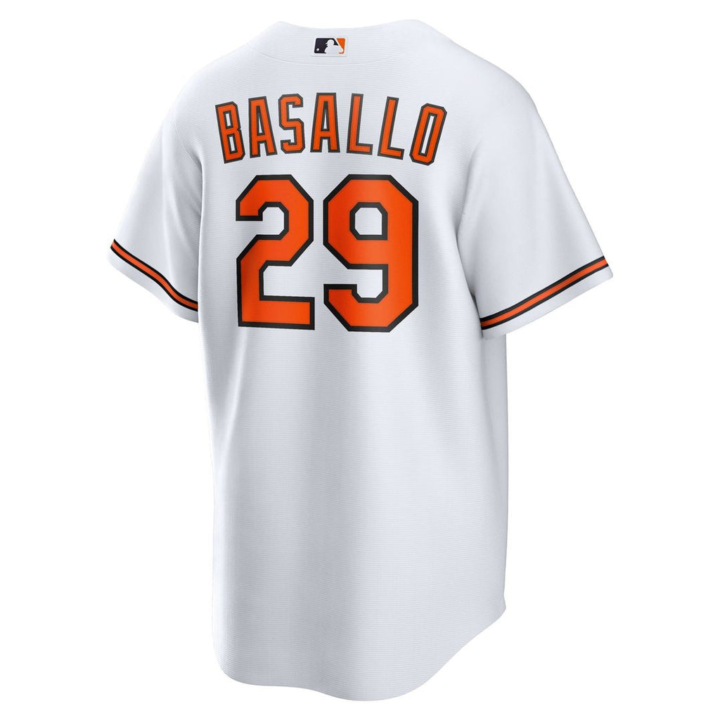 Men's Baltimore Orioles Samuel Basallo White Replica Player Jersey