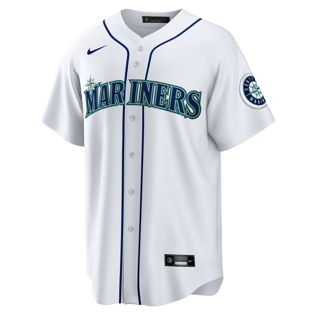Men's Seattle Mariners Ken Griffey Jr. White Home Replica Jersey