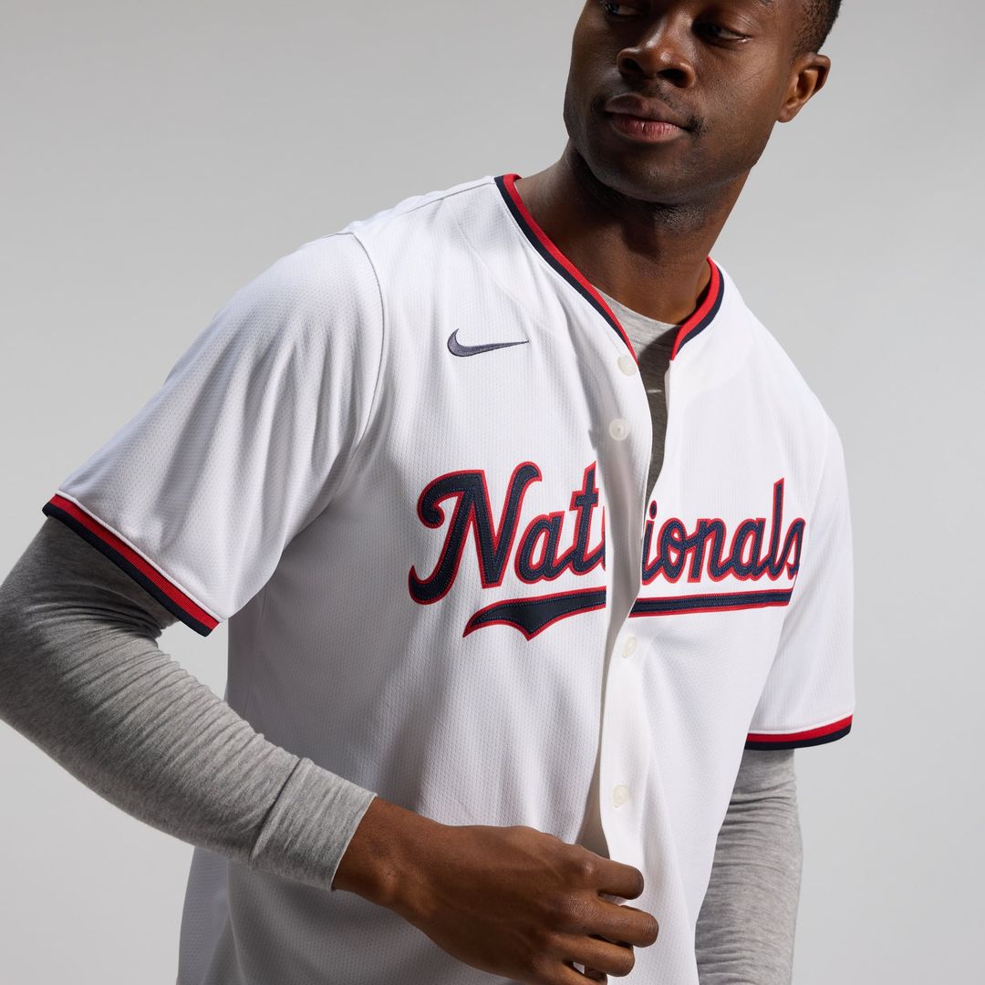 Men's Washington Nationals White Home Jersey