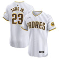 Men's San Diego Padres Fernando Tatis Jr. White Home Elite Jersey