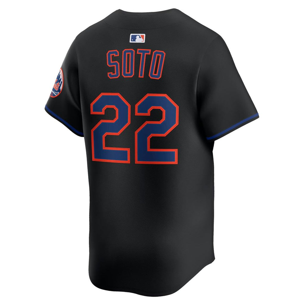 Men's New York Mets Juan Soto Black Alternate Player Jersey