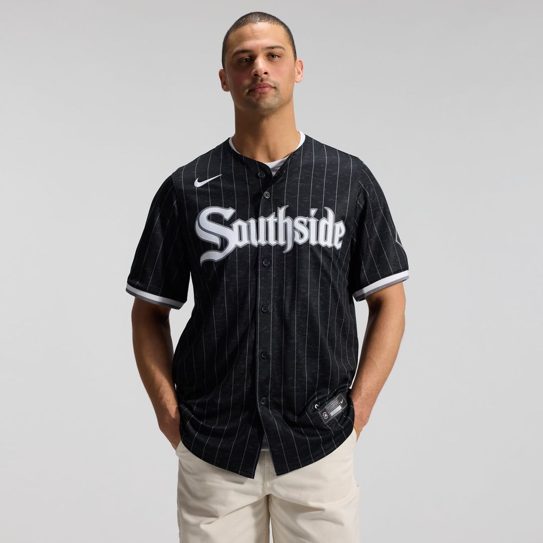 Men's Chicago White Sox Black City Connect Jersey