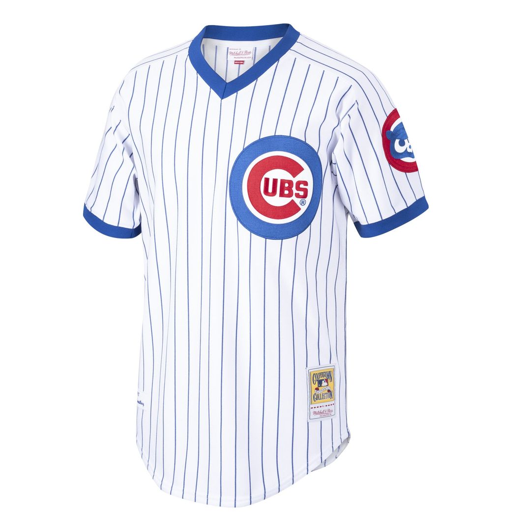 Men's Chicago Cubs Ryne Sandberg White 1987 Player Jersey