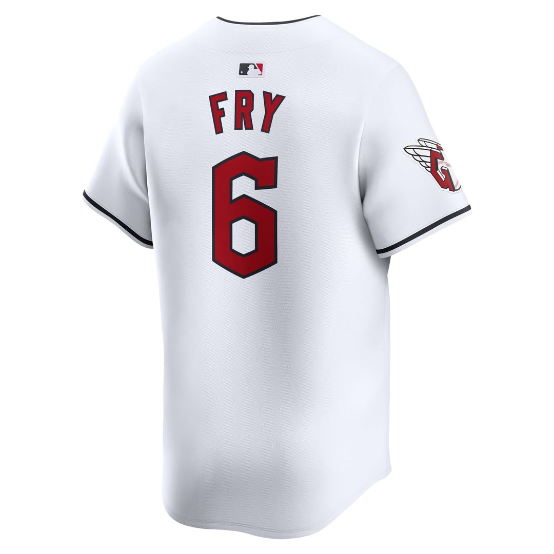 Men's Cleveland Guardians David Fry White Home Player Jersey