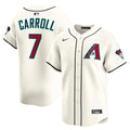 Men's Arizona Diamondbacks Corbin Carroll Cream Home Player Jersey