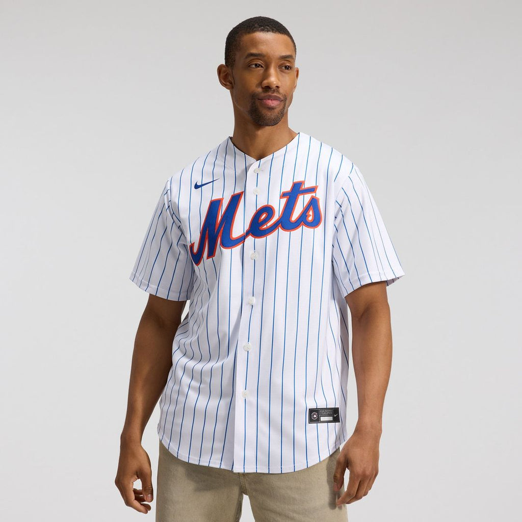 Men's New York Mets White Home Replica Player Jersey