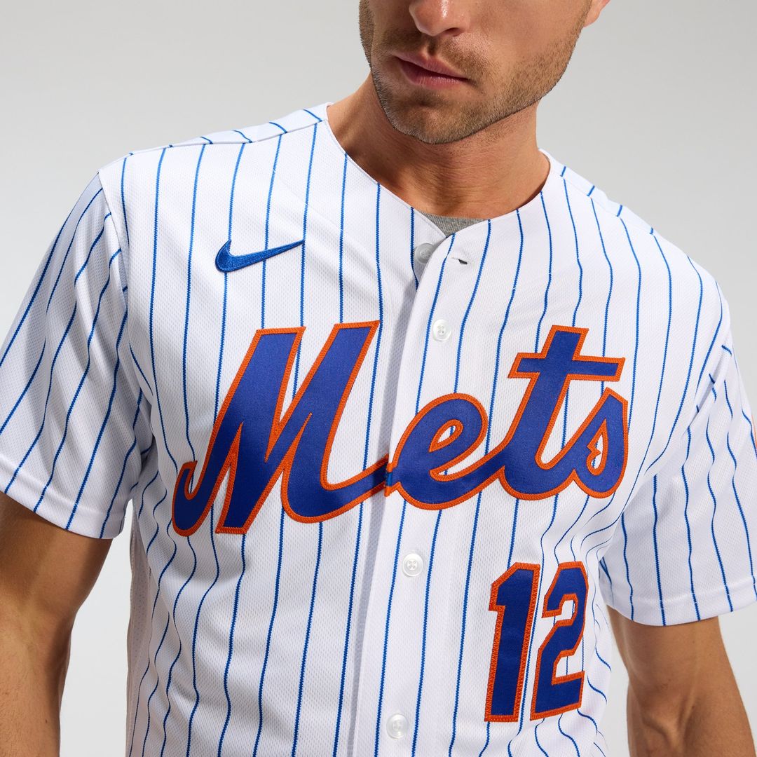 Men's New York Mets Francisco Lindor White Home Player Jersey