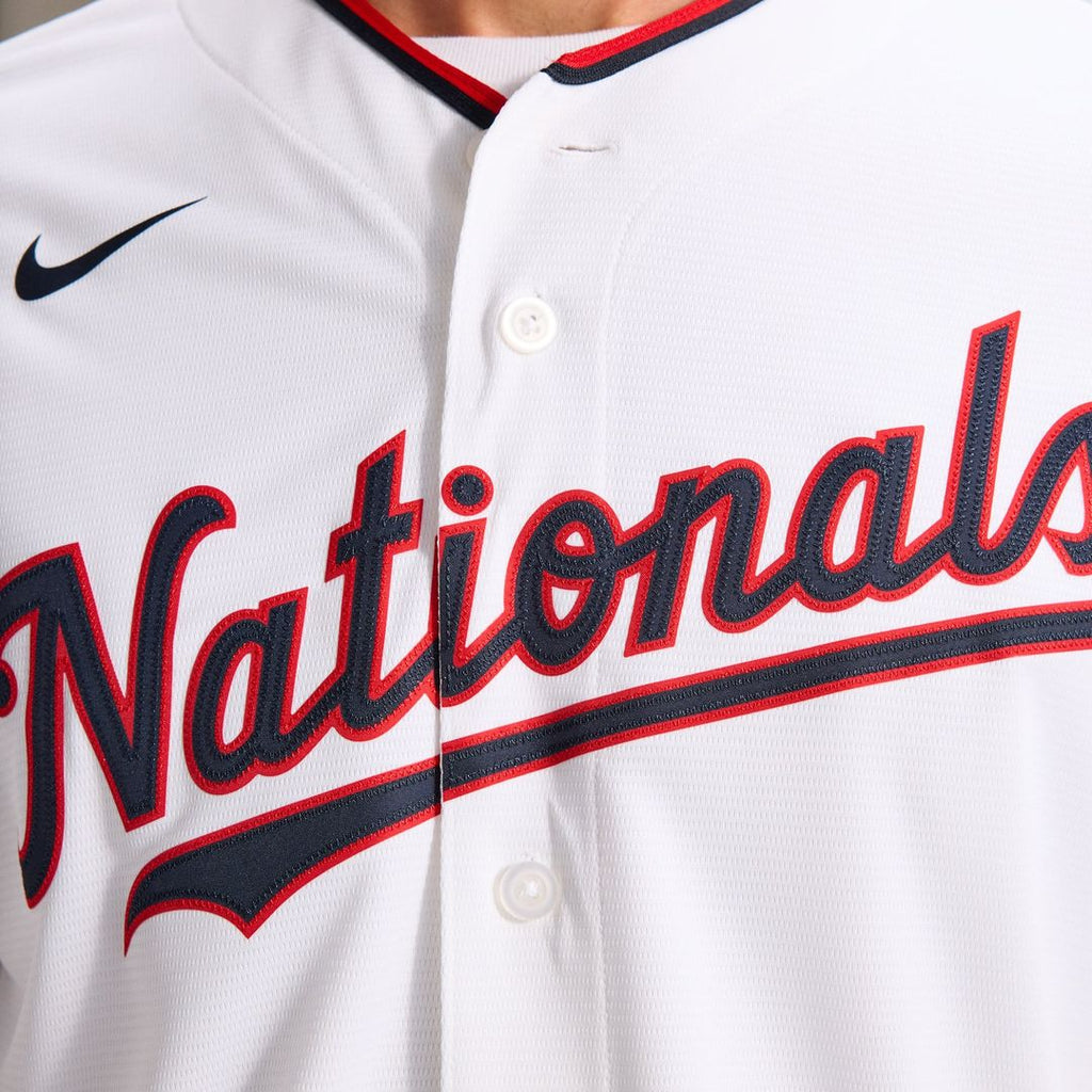 Men's Washington Nationals CJ Abrams White Home Replica Jersey