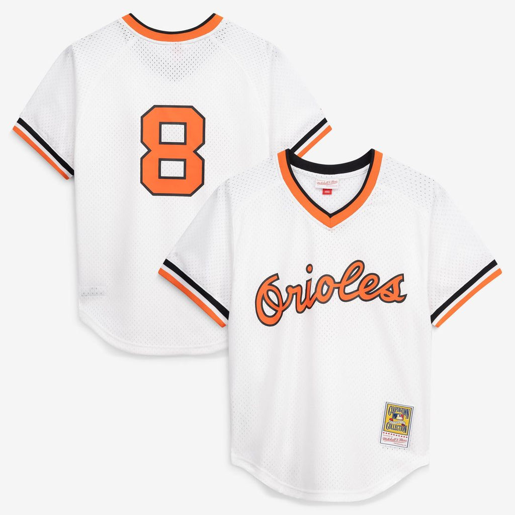 Men's Baltimore Orioles Cal Ripken Jr. it White Batting Practice Jersey