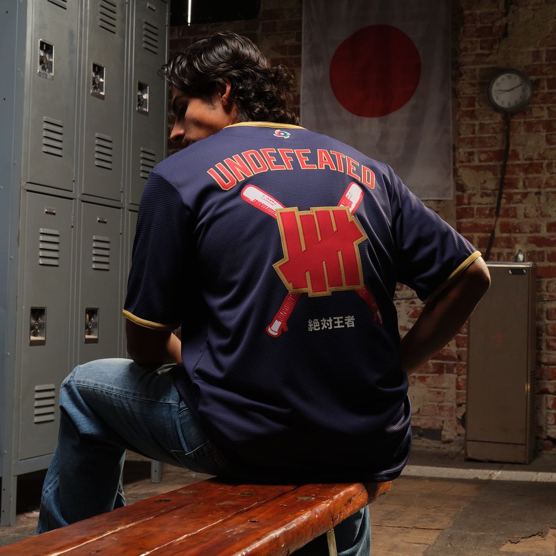 Men's Japan Baseball x Undefeated Navy 2026 World Baseball Classic Stadium Jersey