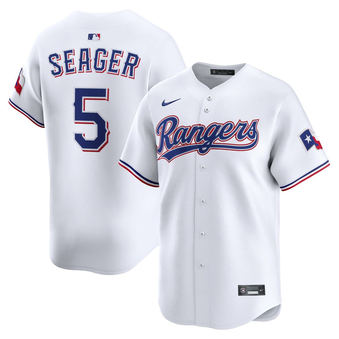Men's Texas Rangers Corey Seager Gray Road Jersey