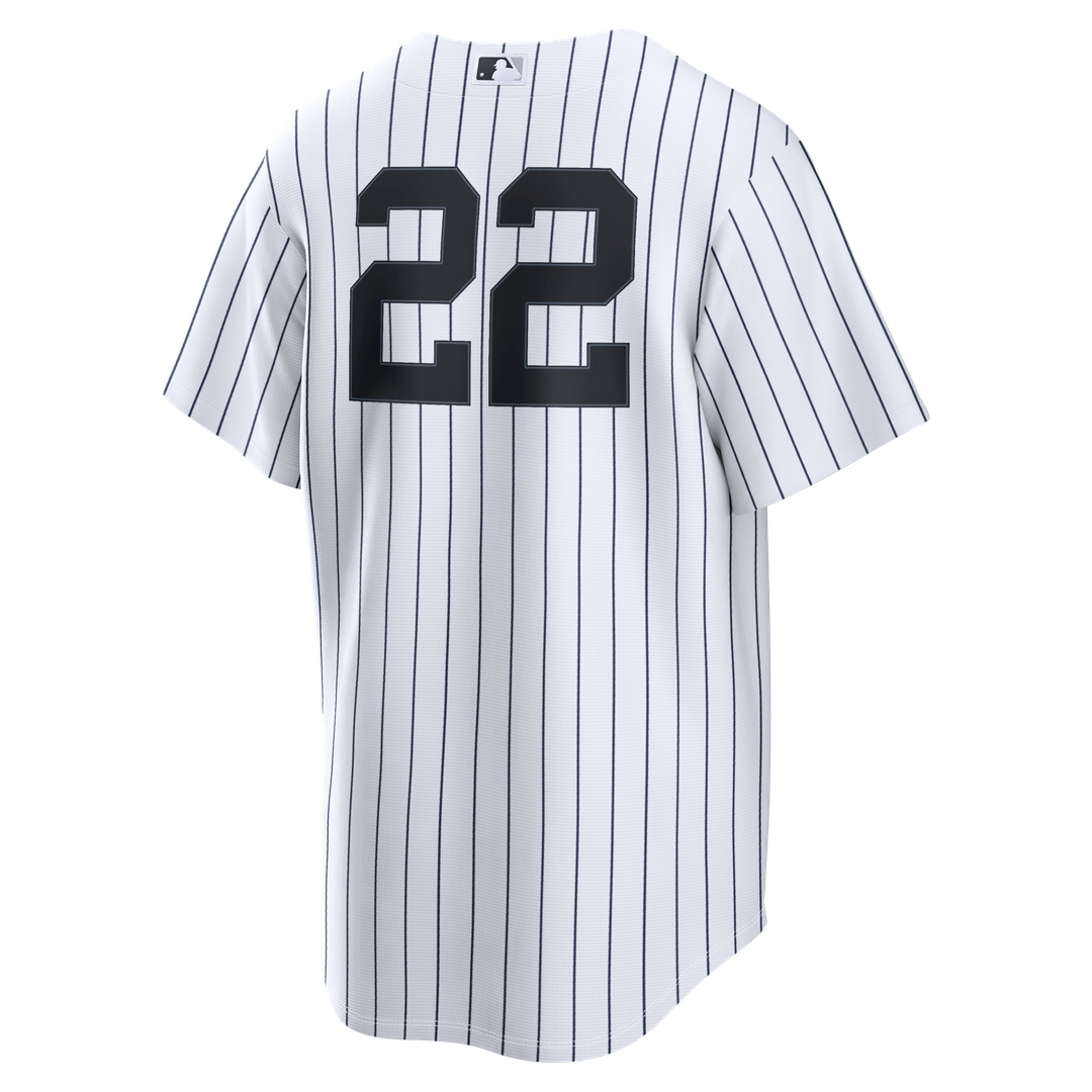 Men's New York Yankees Ben Rice White Home Replica Jersey