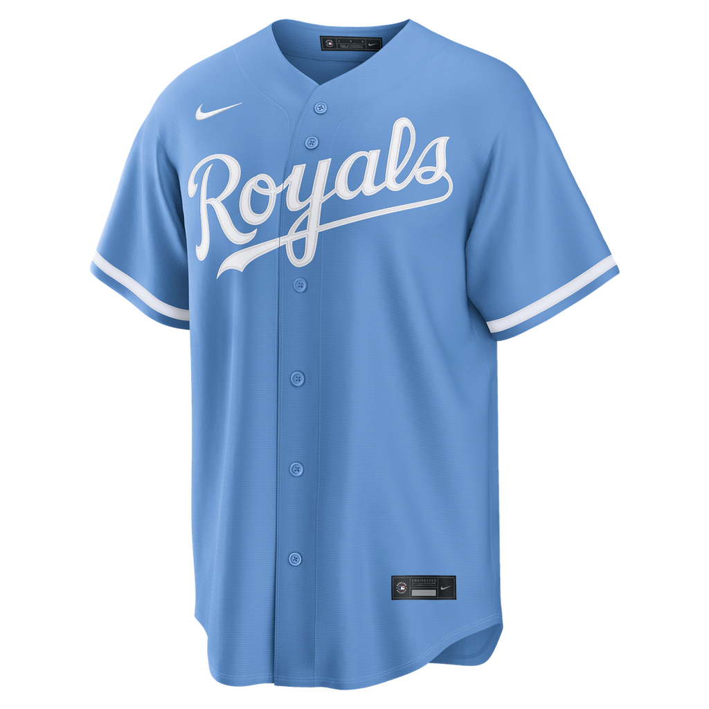 Men's Kansas City Royals Bobby Witt Jr. Light Blue Alternate Replica Jersey