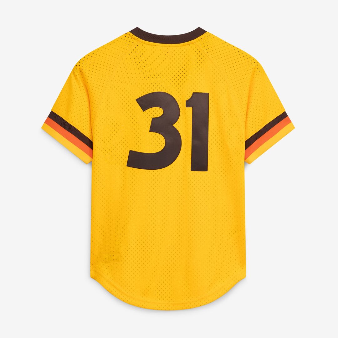 Men's San Diego Padres Dave Winfield Gold Batting Practice Jersey