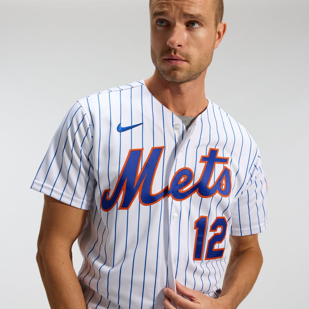 Men's New York Mets Francisco Lindor White Home Player Jersey