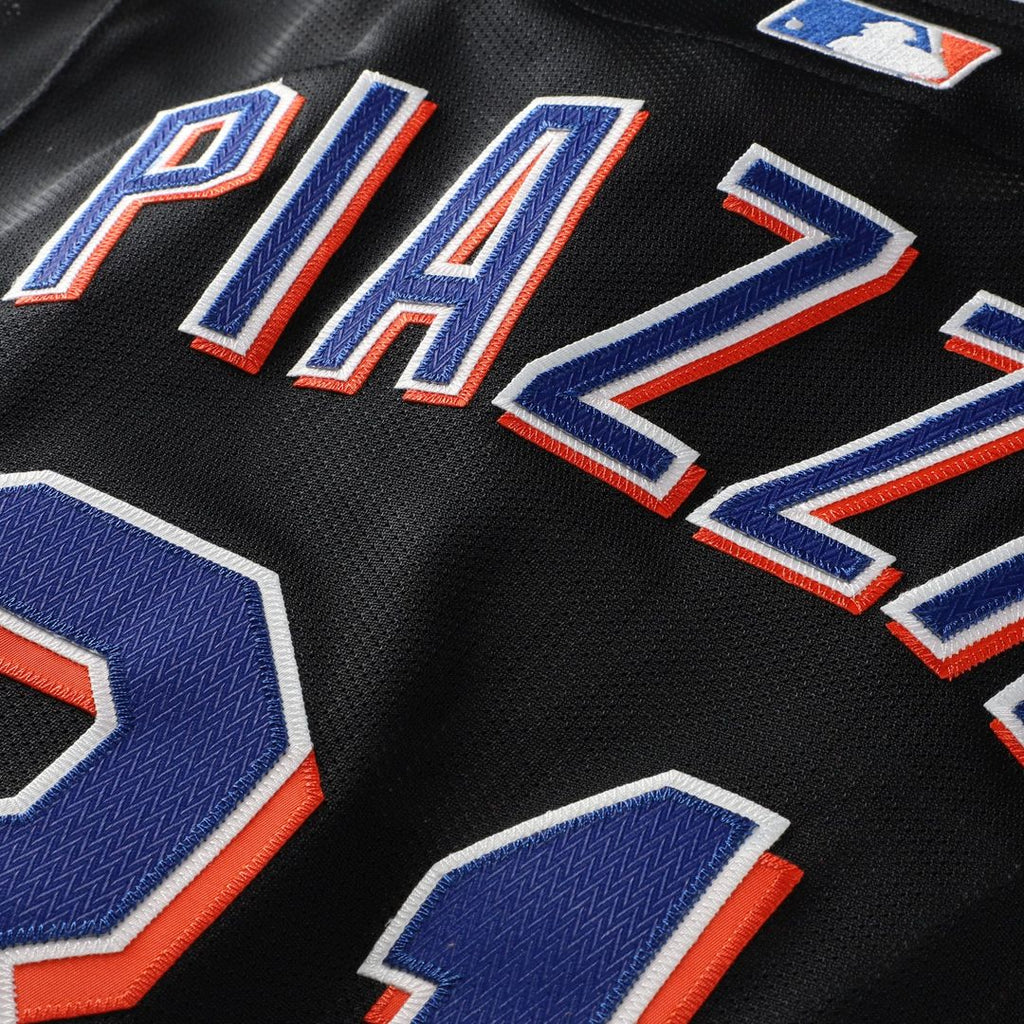 Men's New York Mets Mike Piazza Black Big & Tall Mesh Batting Practice Jersey