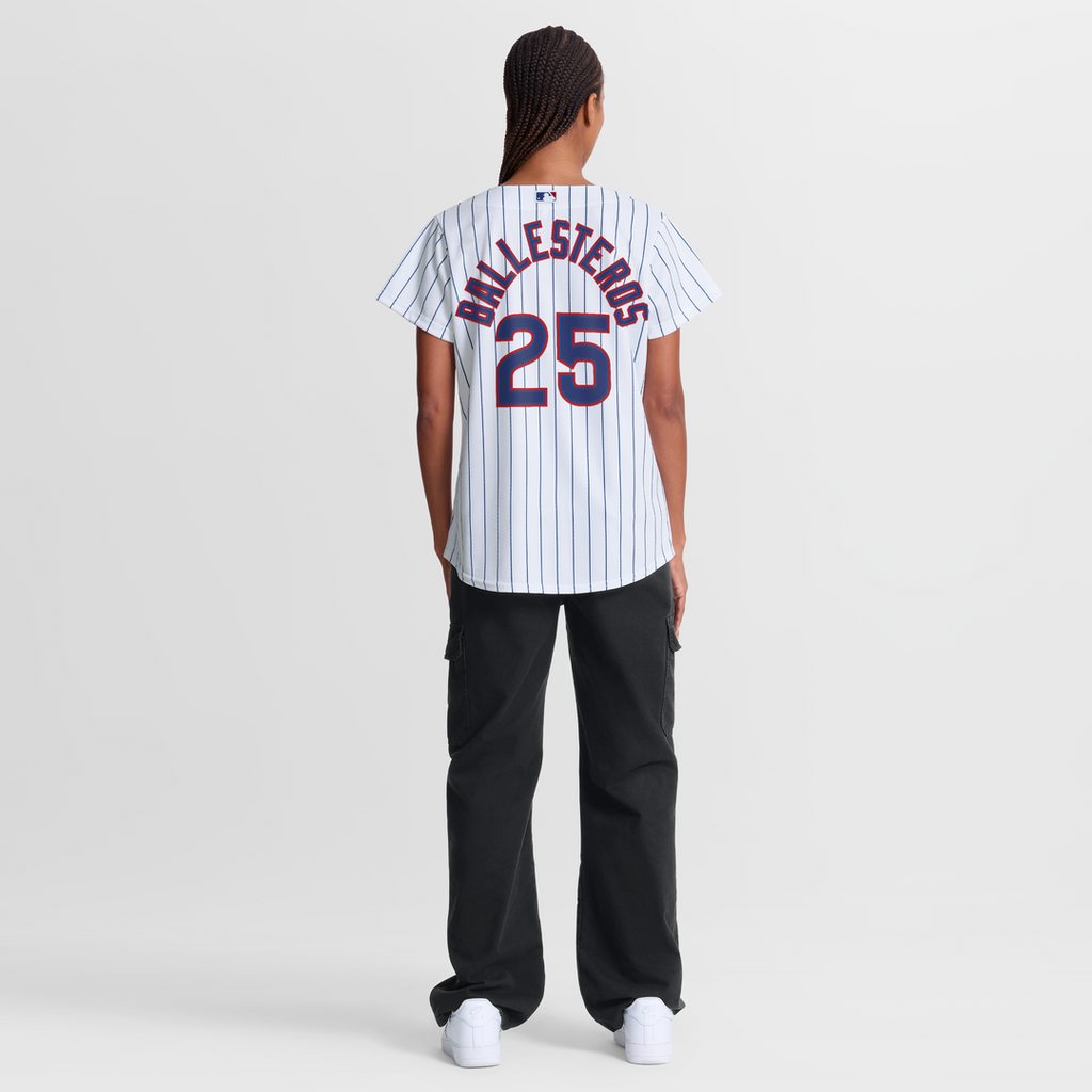 Women's Chicago Cubs Moisés Ballesteros White Home Replica Jersey