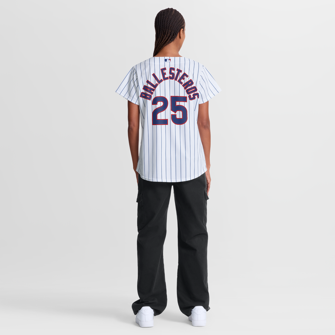Women's Chicago Cubs Moisés Ballesteros White Home Replica Jersey