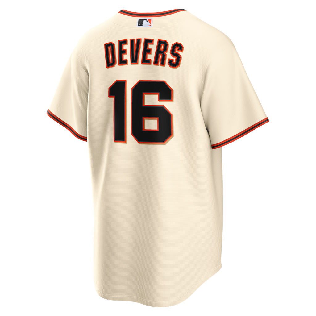 Men's San Francisco Giants Rafael Devers Cream Home Replica Jersey
