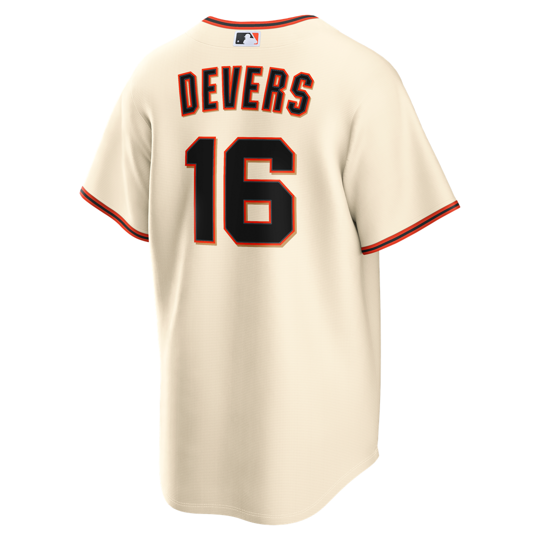 Men's San Francisco Giants Rafael Devers Cream Home Replica Jersey