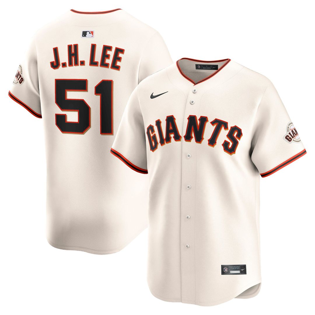 Men's San Francisco Giants Jung Hoo Lee Black Alternate Player Jersey