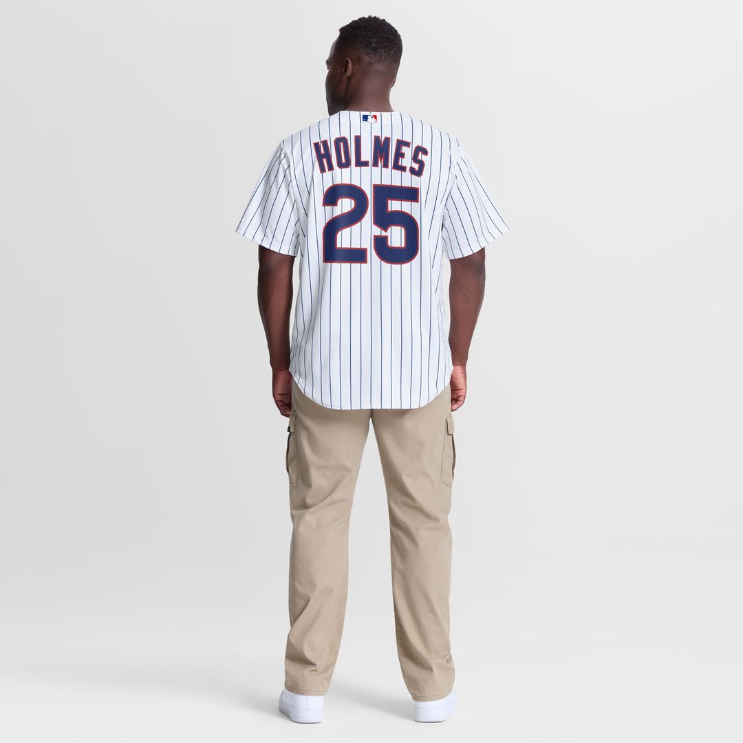 Men's Chicago Cubs Clay Holmes White Home Replica Jersey