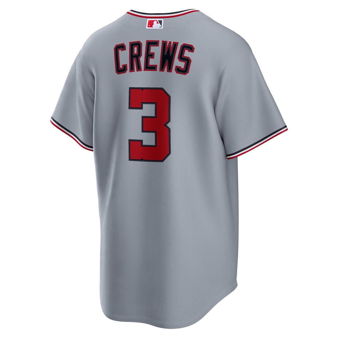Men's Washington Nationals Dylan Crews Gray Road Replica Jersey