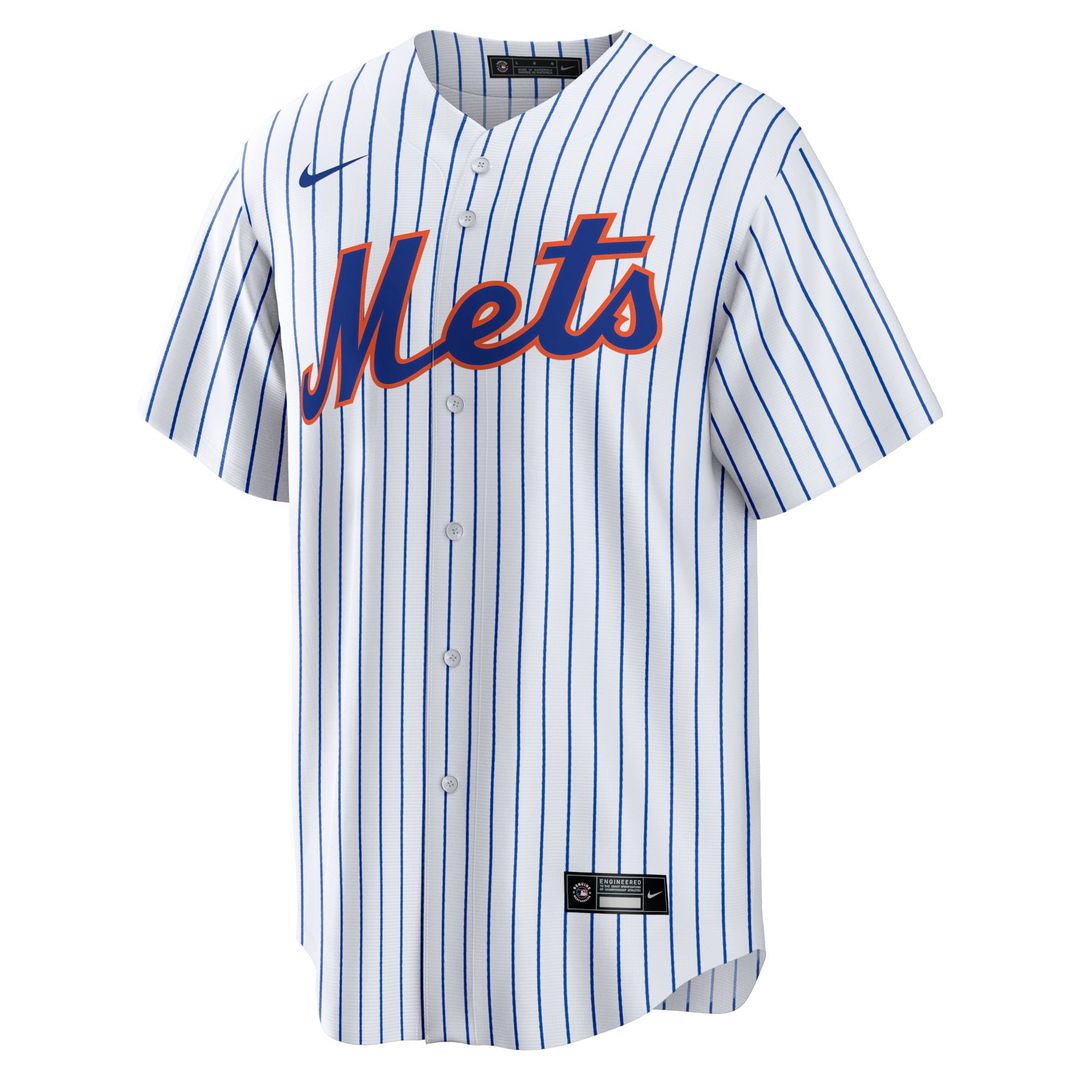 Men's New York Mets Francisco Alvarez White Replica Player Jersey