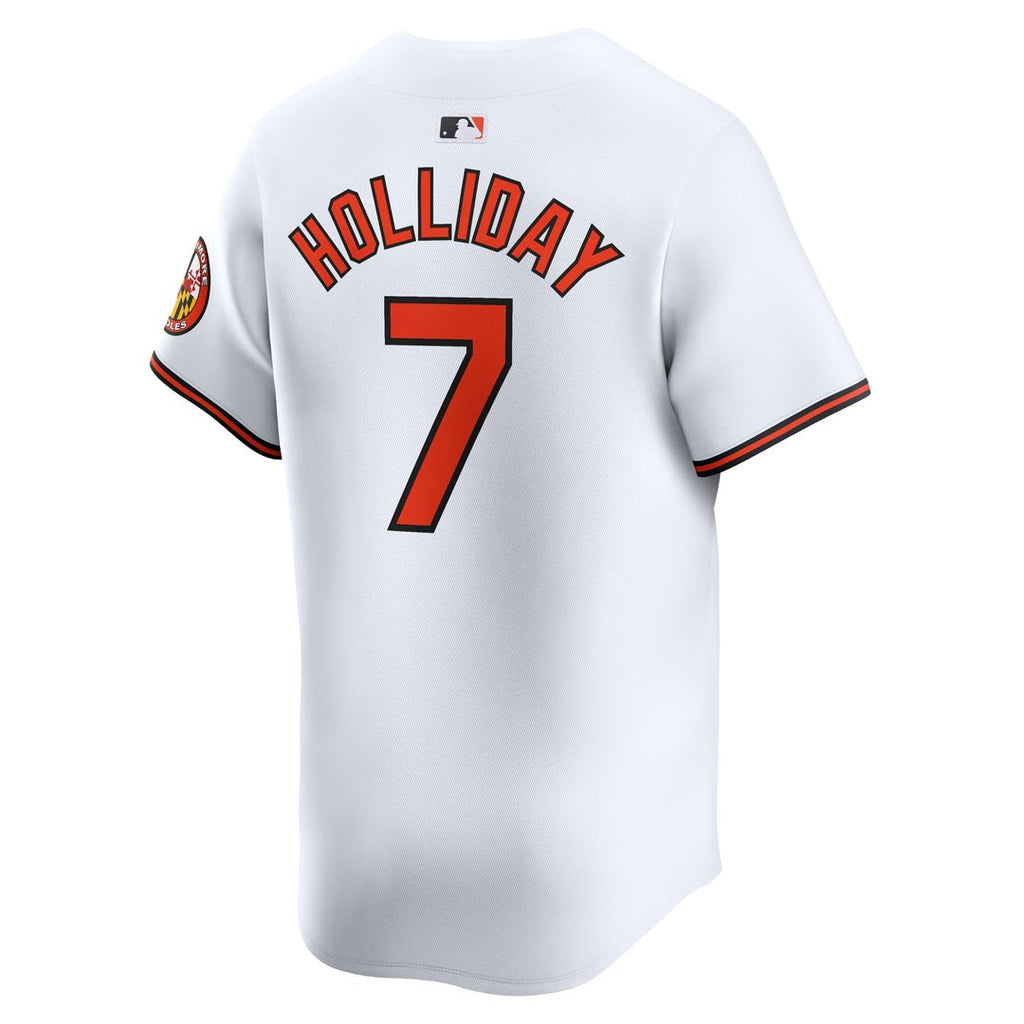 Men's Baltimore Orioles Jackson Holliday White Home Player Jersey