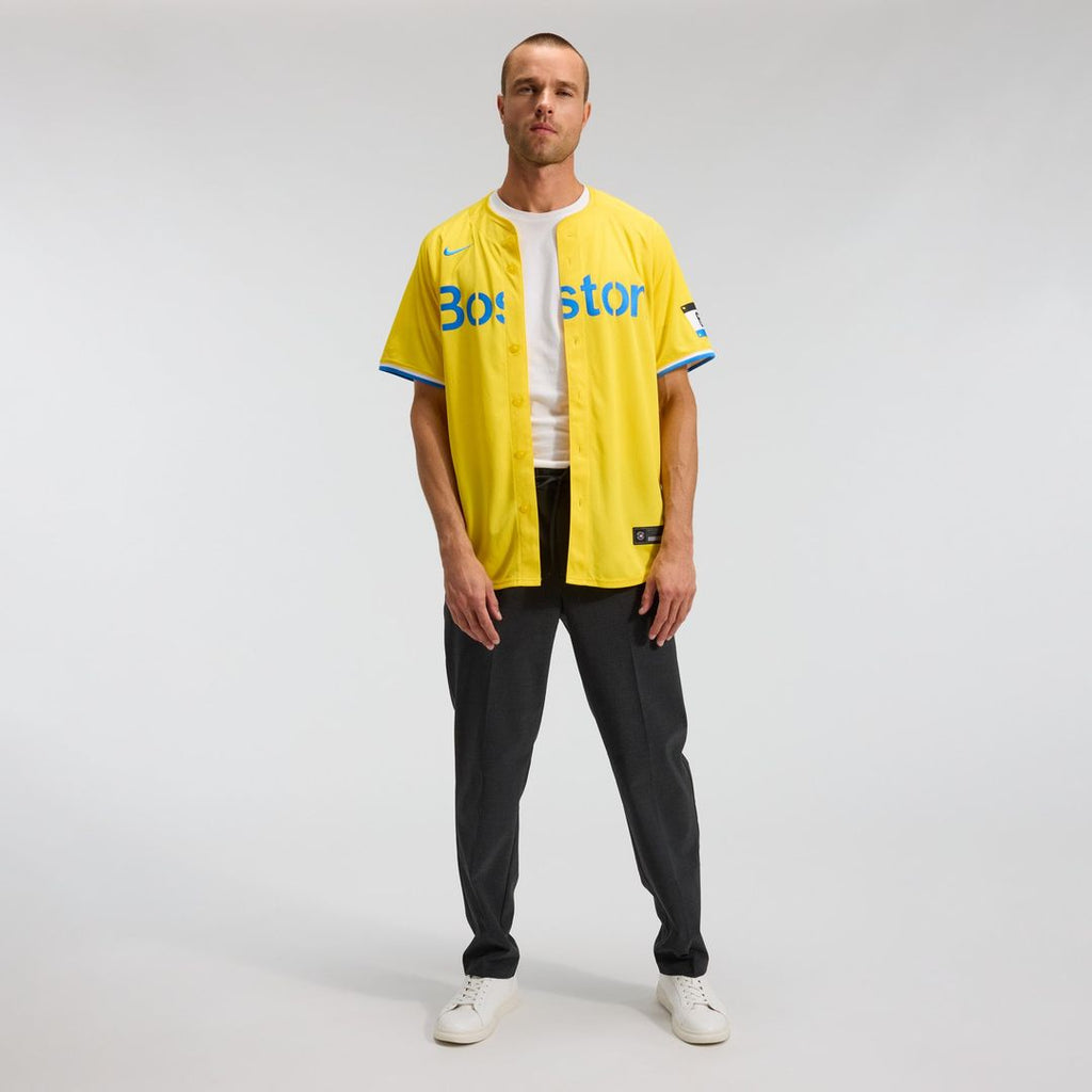 Men's Boston Red Sox Gold City Connect Jersey