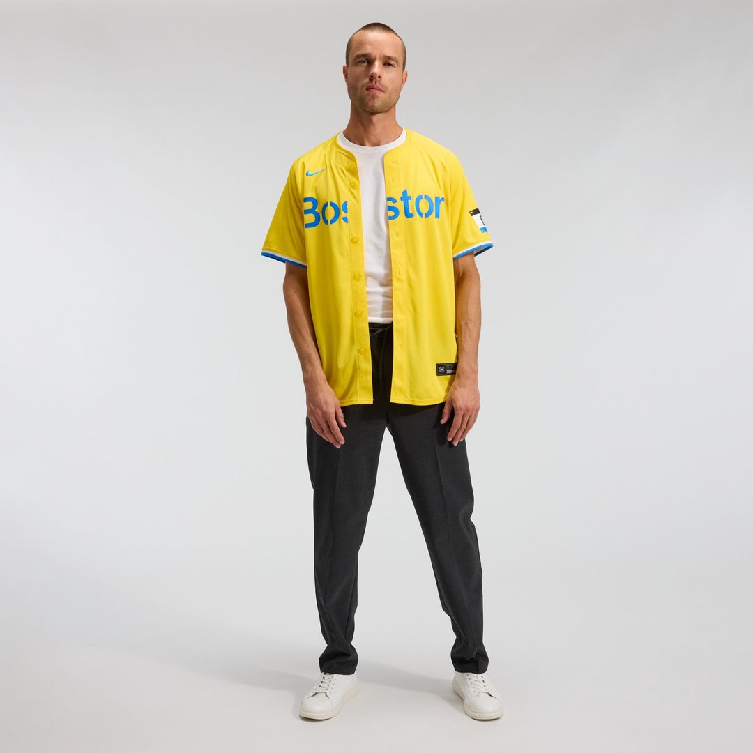 Men's Boston Red Sox Gold City Connect Jersey